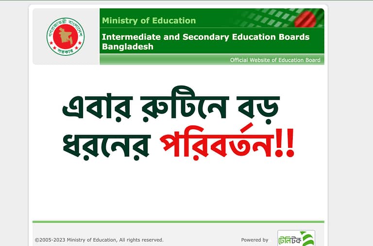 SSC Exam Update Routine 2023 Published in Bangladesh. Check Out Now