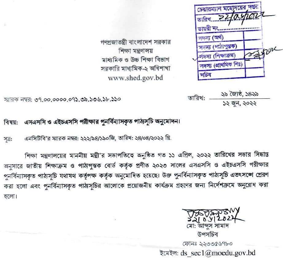 HSC Short Syllabus 2023